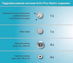 Ravak  Комплект гидромассажа Ravak Activ Plus Hydro Standart – фотография-2